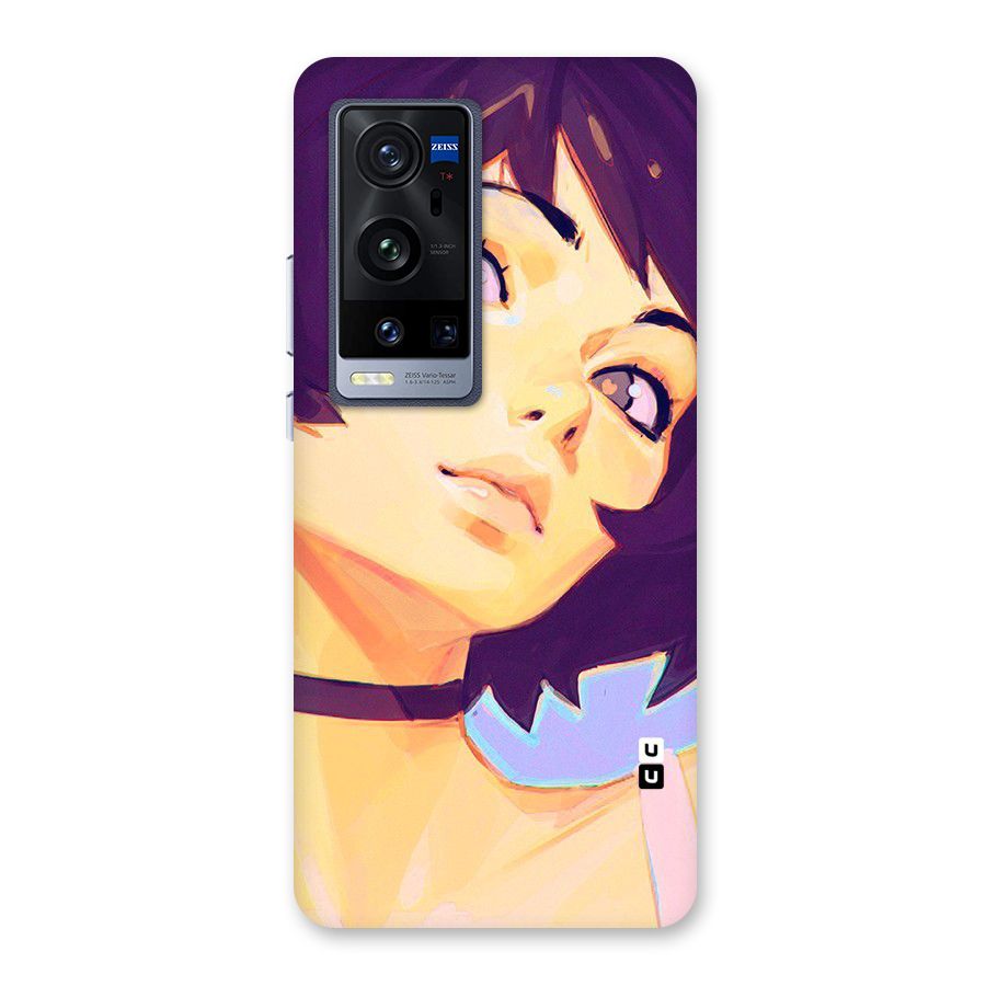 Girl Face Art Back Case for Vivo X60 Pro Plus