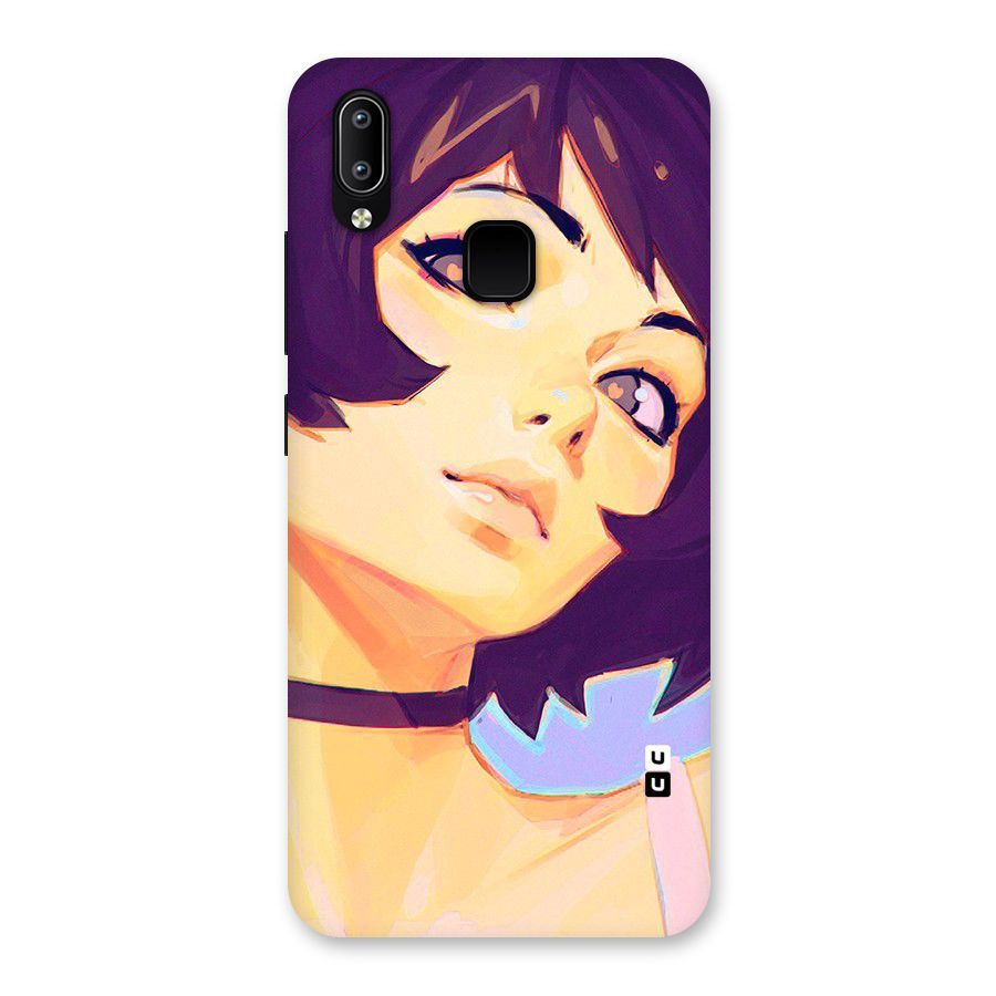Girl Face Art Back Case for Vivo Y93