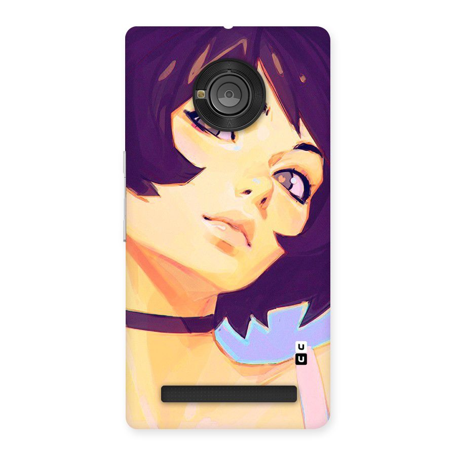 Girl Face Art Back Case for Yu Yunique