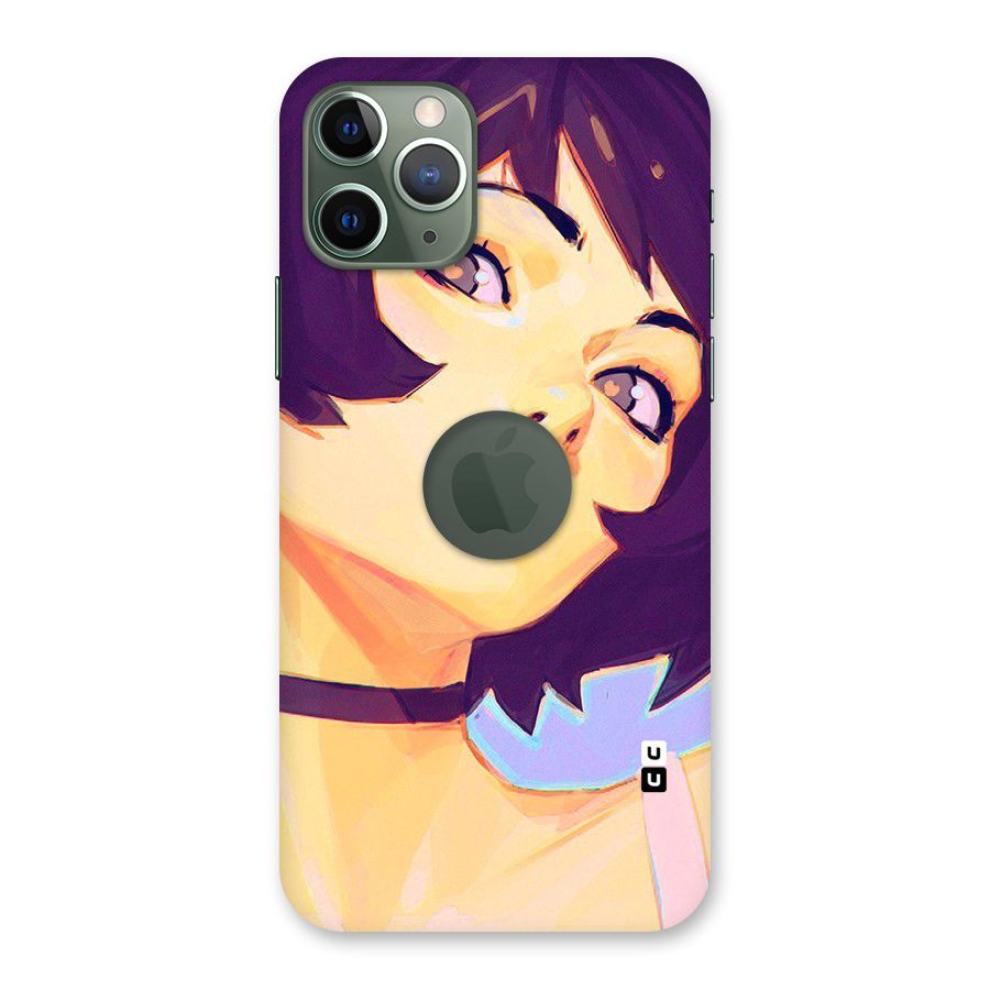 Girl Face Art Back Case for iPhone 11 Pro Logo  Cut