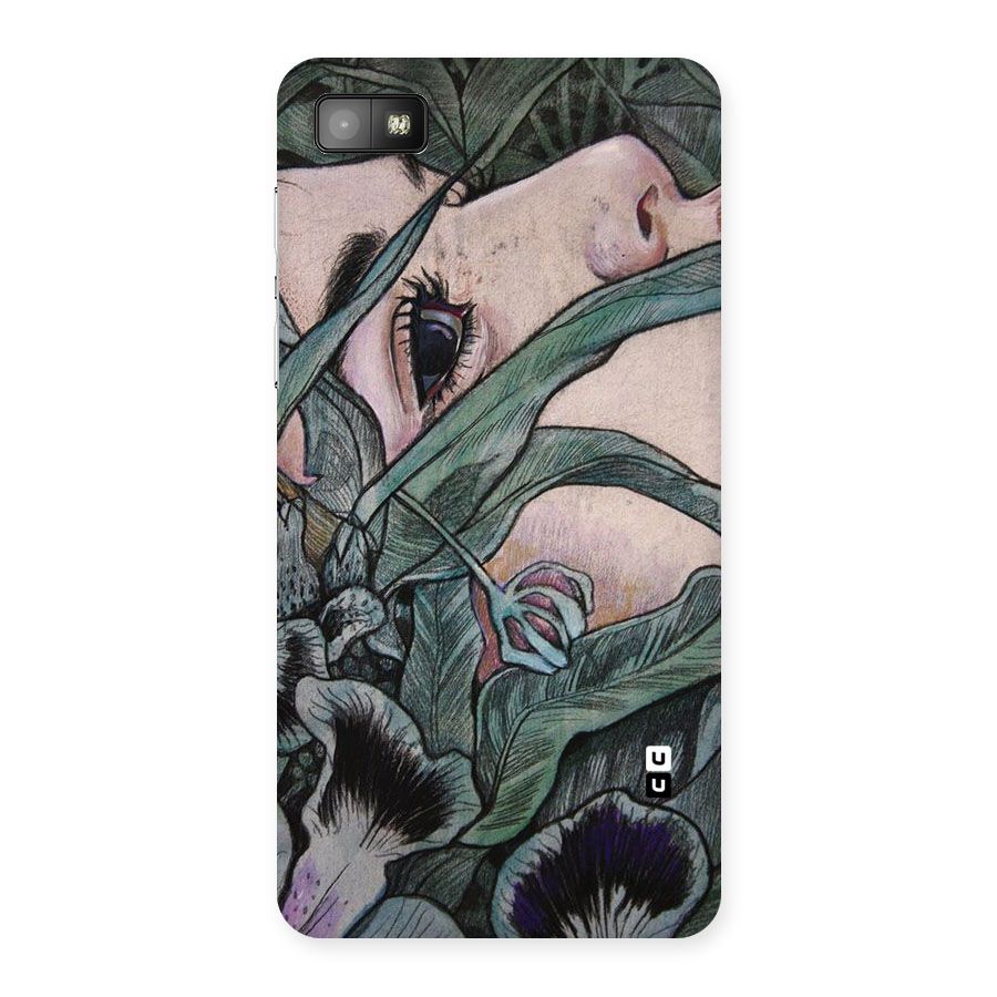 Girl Grass Art Back Case for Blackberry Z10