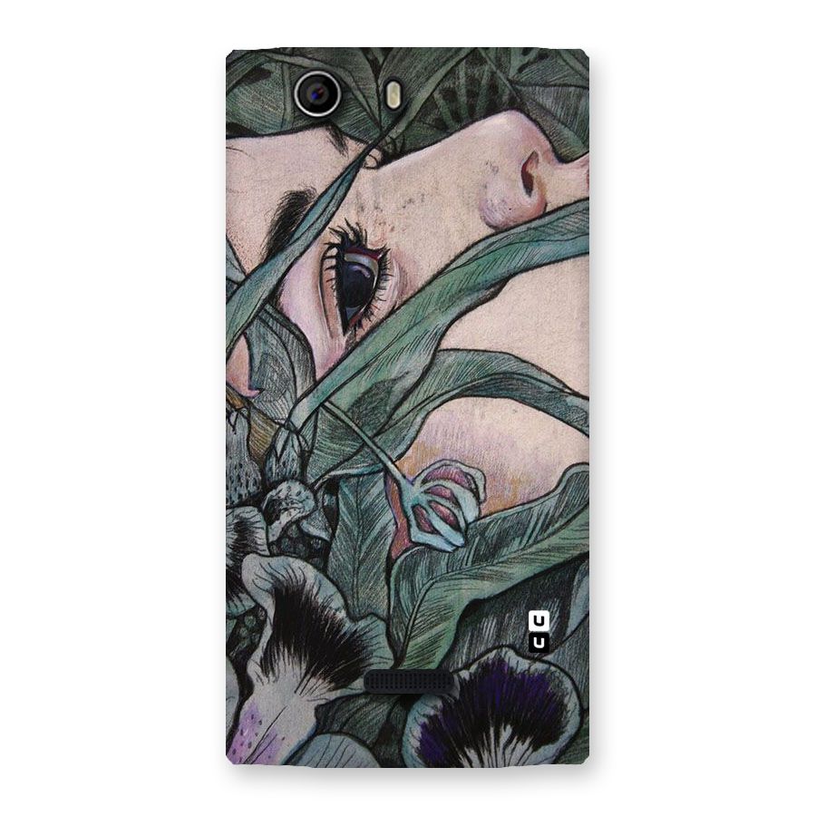 Girl Grass Art Back Case for Canvas Nitro 2 E311