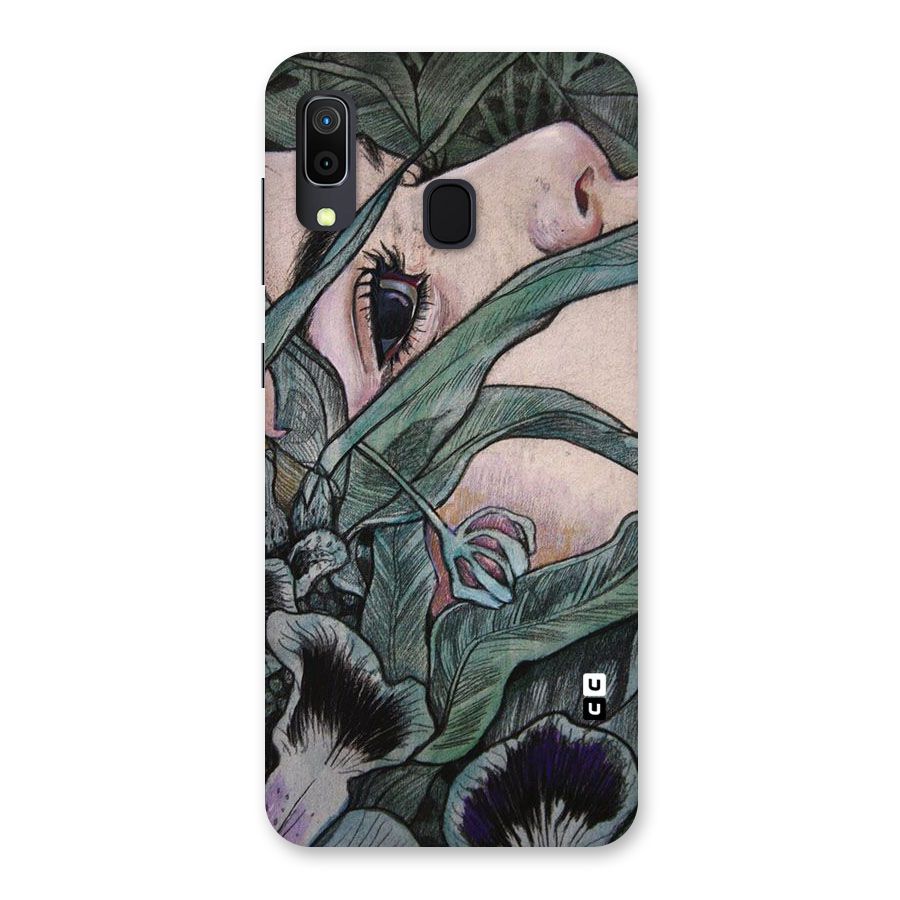Girl Grass Art Back Case for Galaxy A30