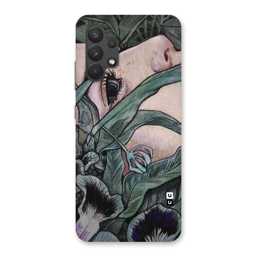Girl Grass Art Back Case for Galaxy A32