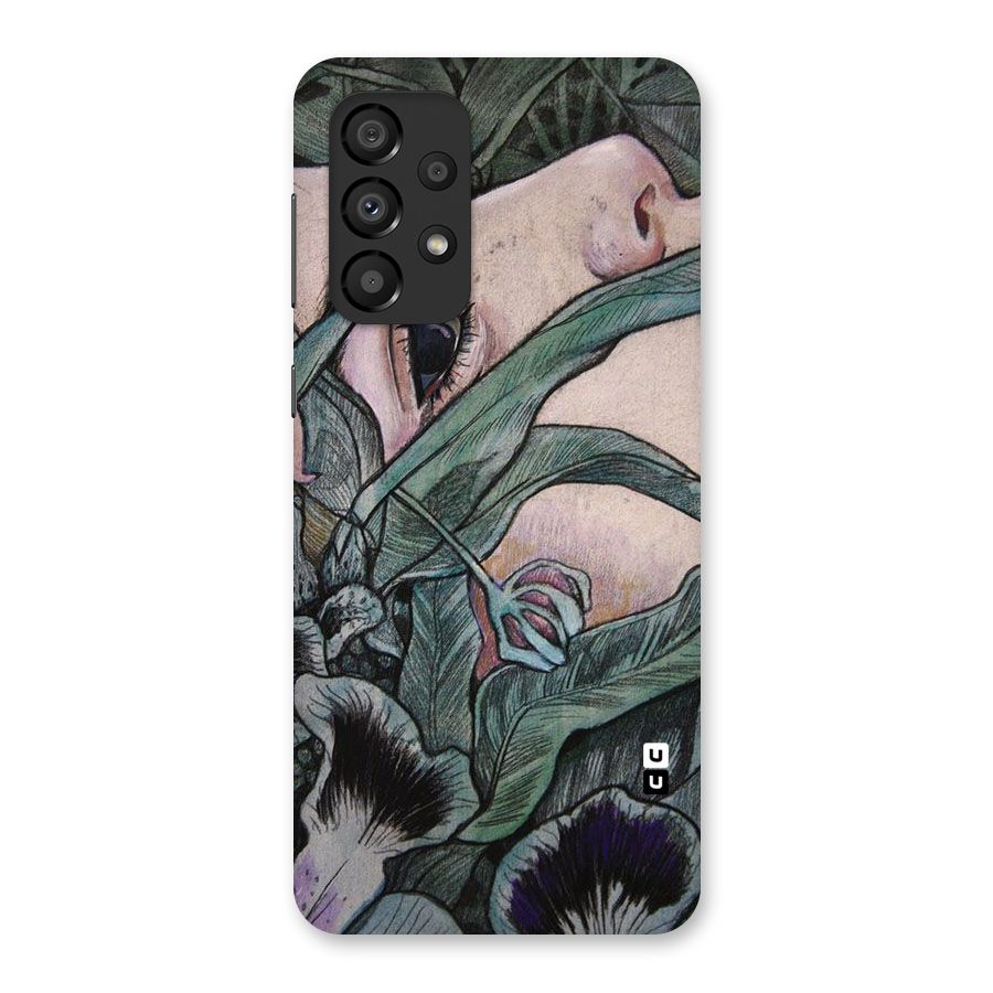 Girl Grass Art Back Case for Galaxy A33 5G