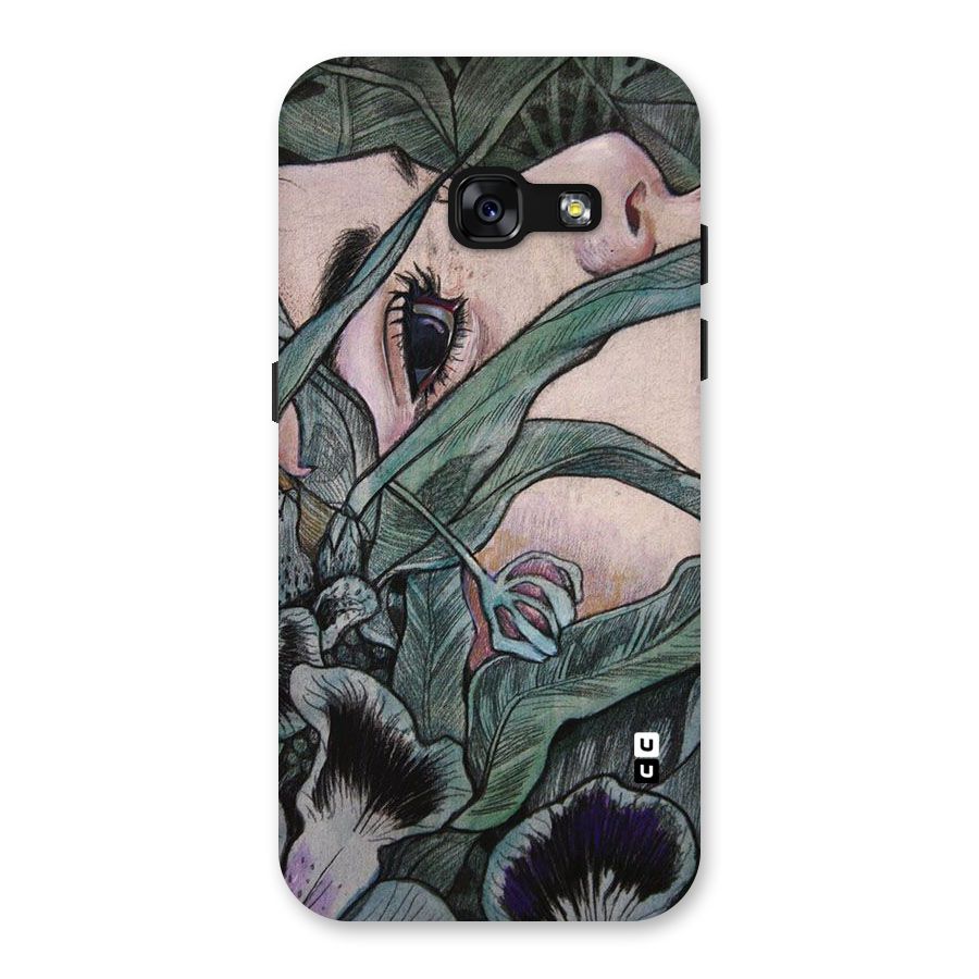 Girl Grass Art Back Case for Galaxy A3 (2017)