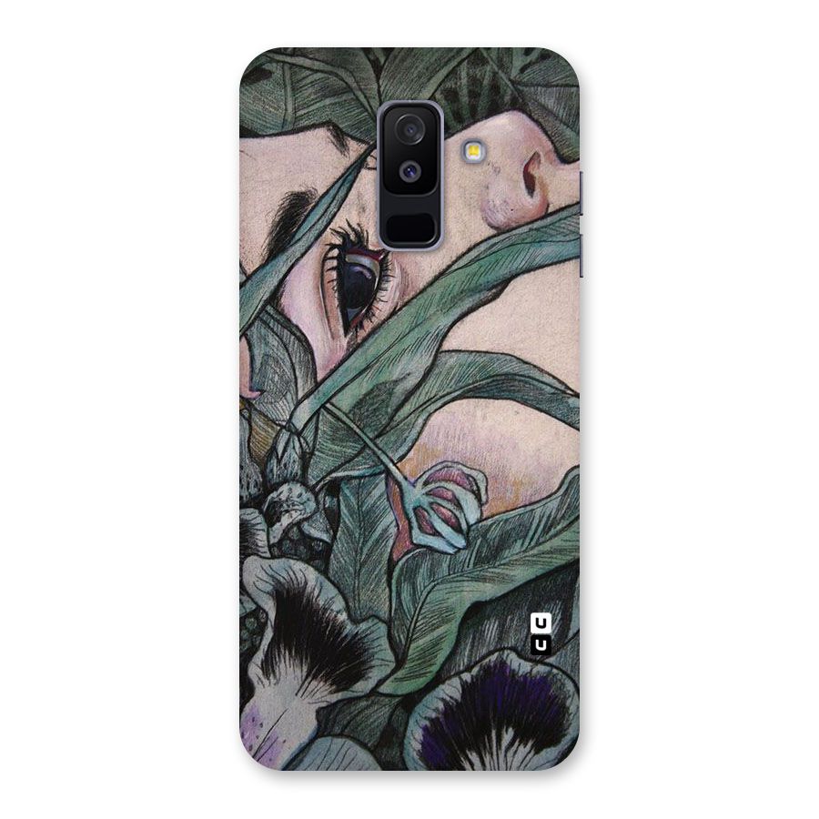 Girl Grass Art Back Case for Galaxy A6 Plus