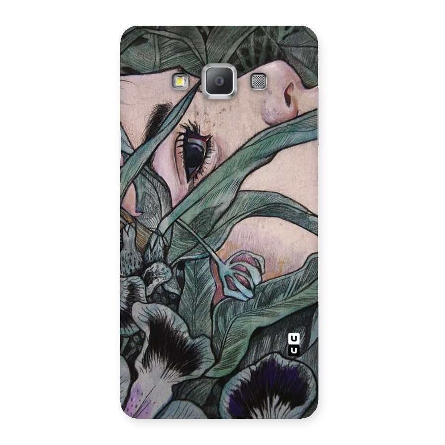 Girl Grass Art Back Case for Galaxy A7