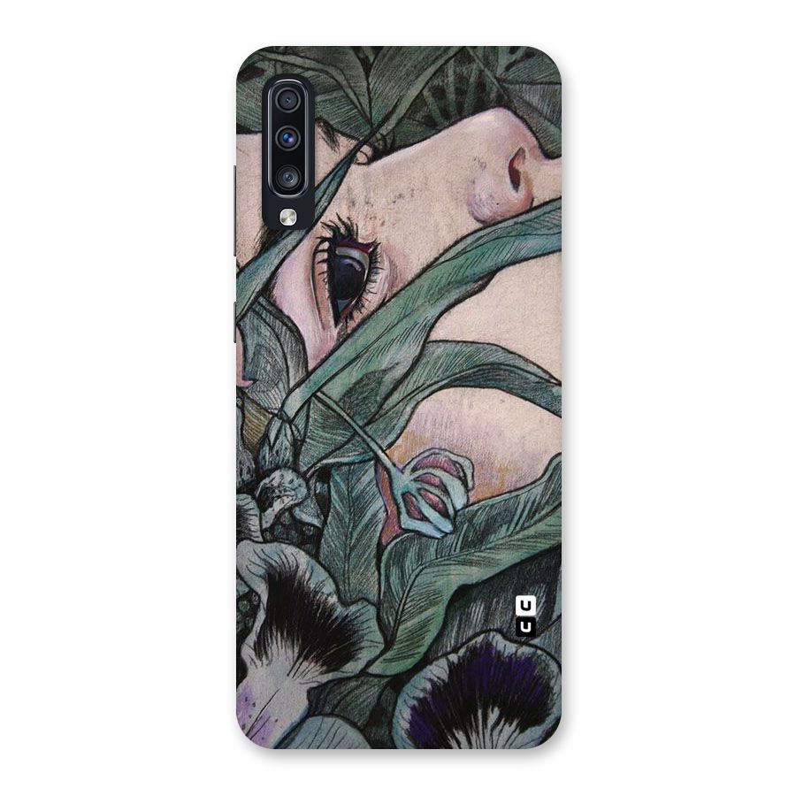 Girl Grass Art Back Case for Galaxy A70