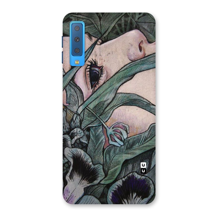 Girl Grass Art Back Case for Galaxy A7 (2018)