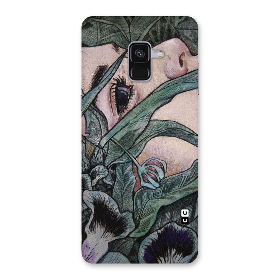 Girl Grass Art Back Case for Galaxy A8 Plus