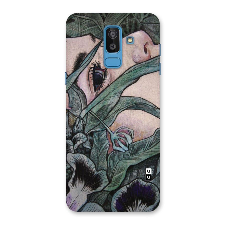 Girl Grass Art Back Case for Galaxy J8