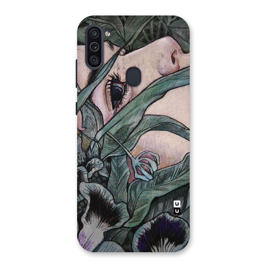 Girl Grass Art Back Case for Galaxy M11