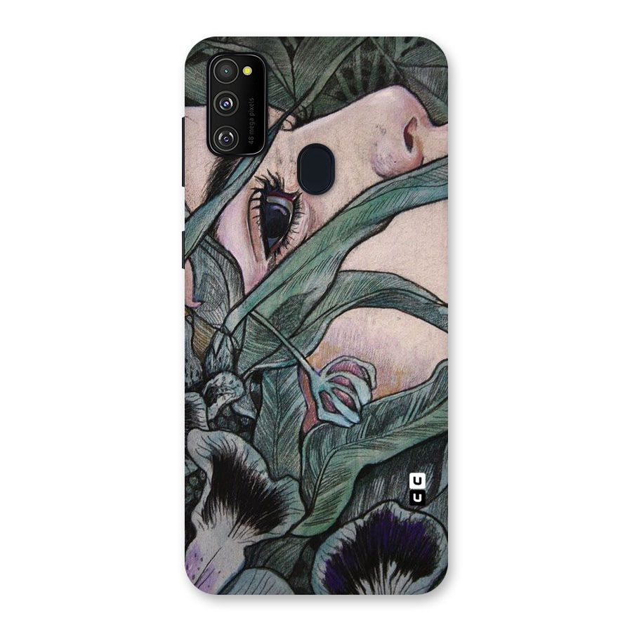 Girl Grass Art Back Case for Galaxy M30s