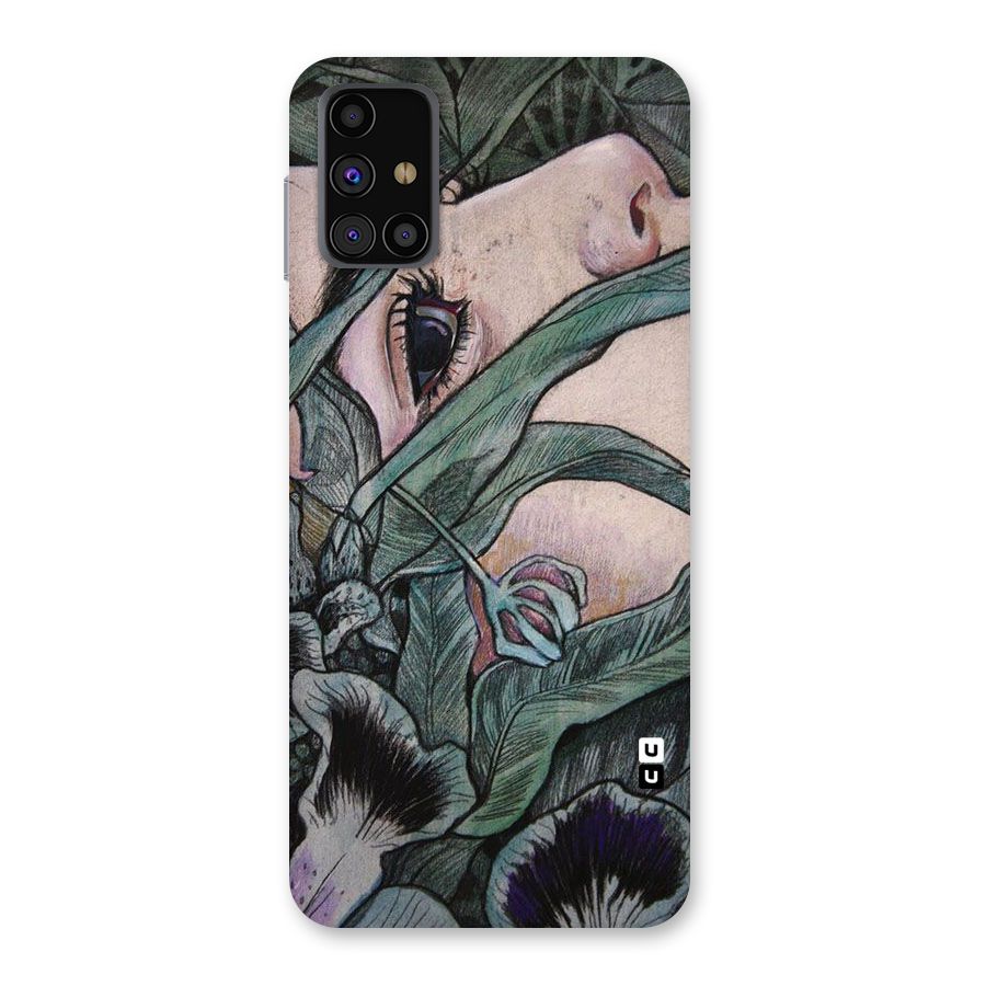 Girl Grass Art Back Case for Galaxy M31s