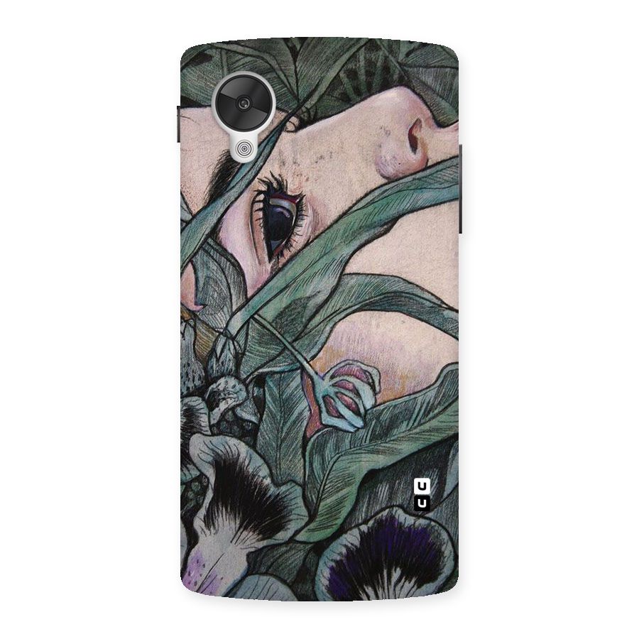Girl Grass Art Back Case for Google Nexsus 5