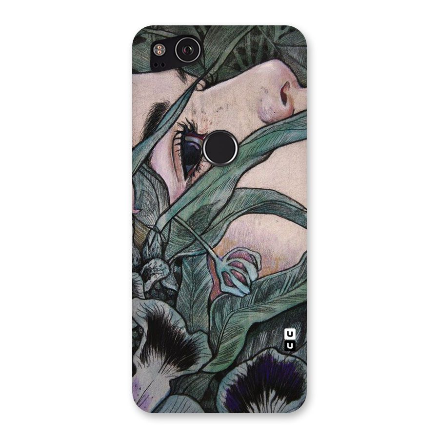 Girl Grass Art Back Case for Google Pixel 2