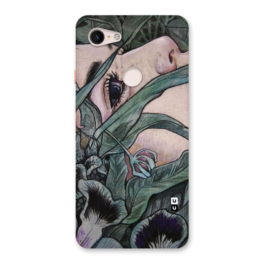 Girl Grass Art Back Case for Google Pixel 3 XL