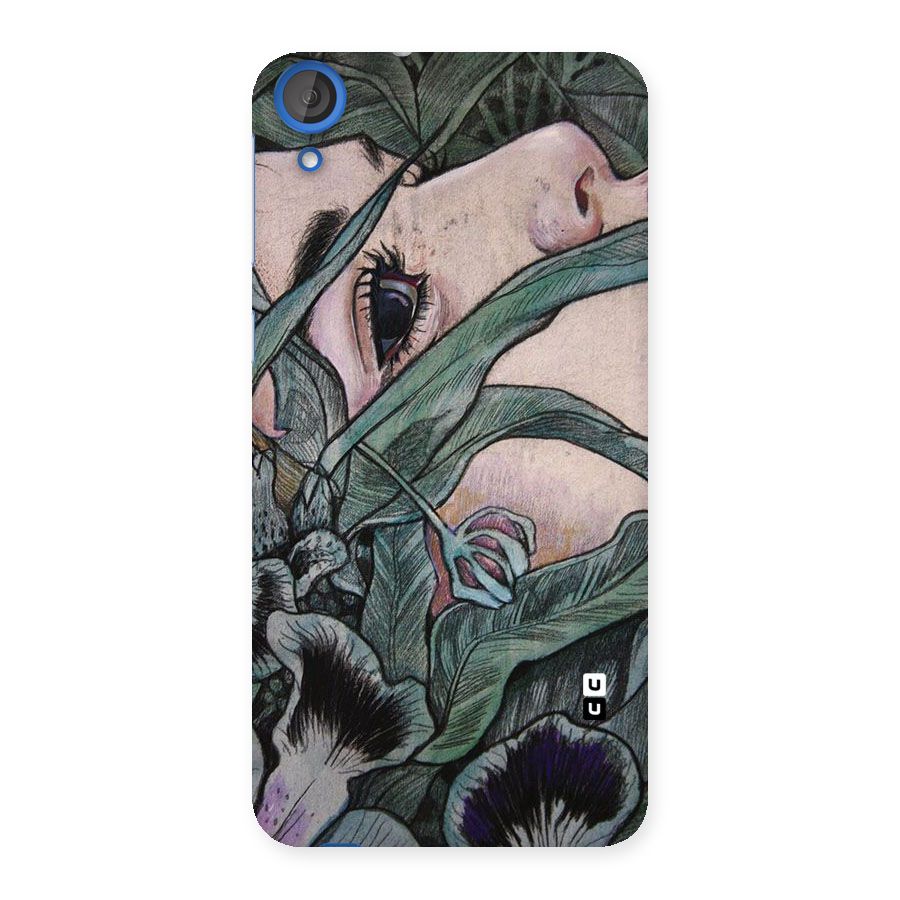 Girl Grass Art Back Case for HTC Desire 820