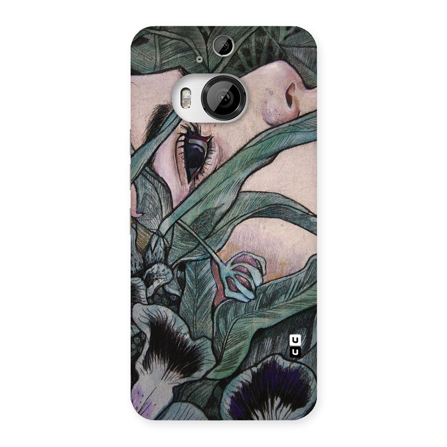Girl Grass Art Back Case for HTC One M9 Plus