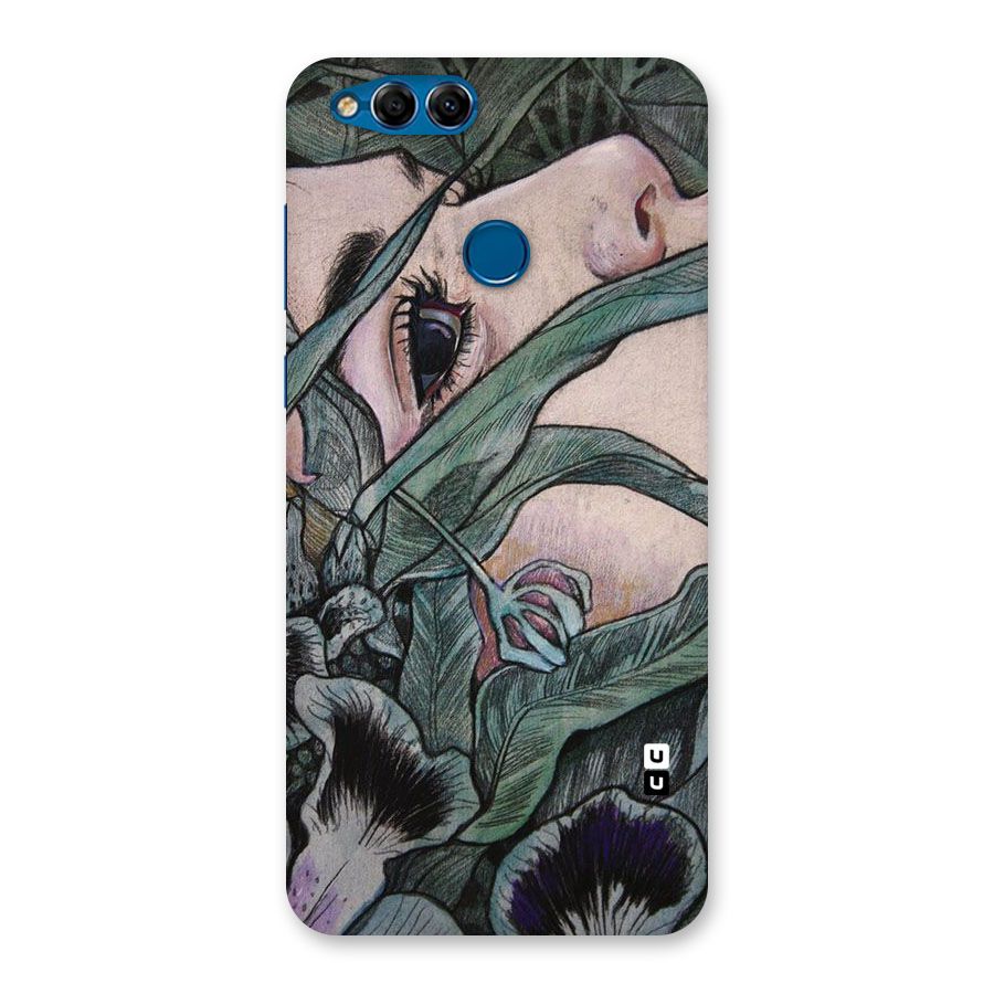 Girl Grass Art Back Case for Honor 7X