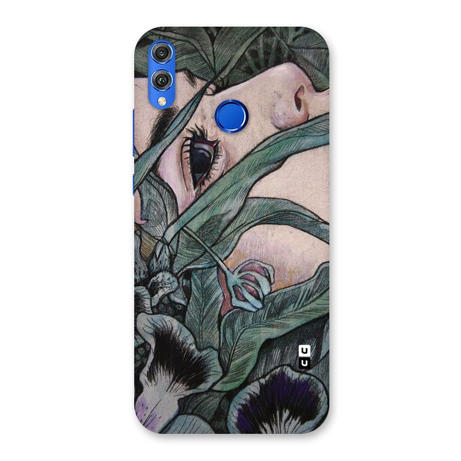 Girl Grass Art Back Case for Honor 8X