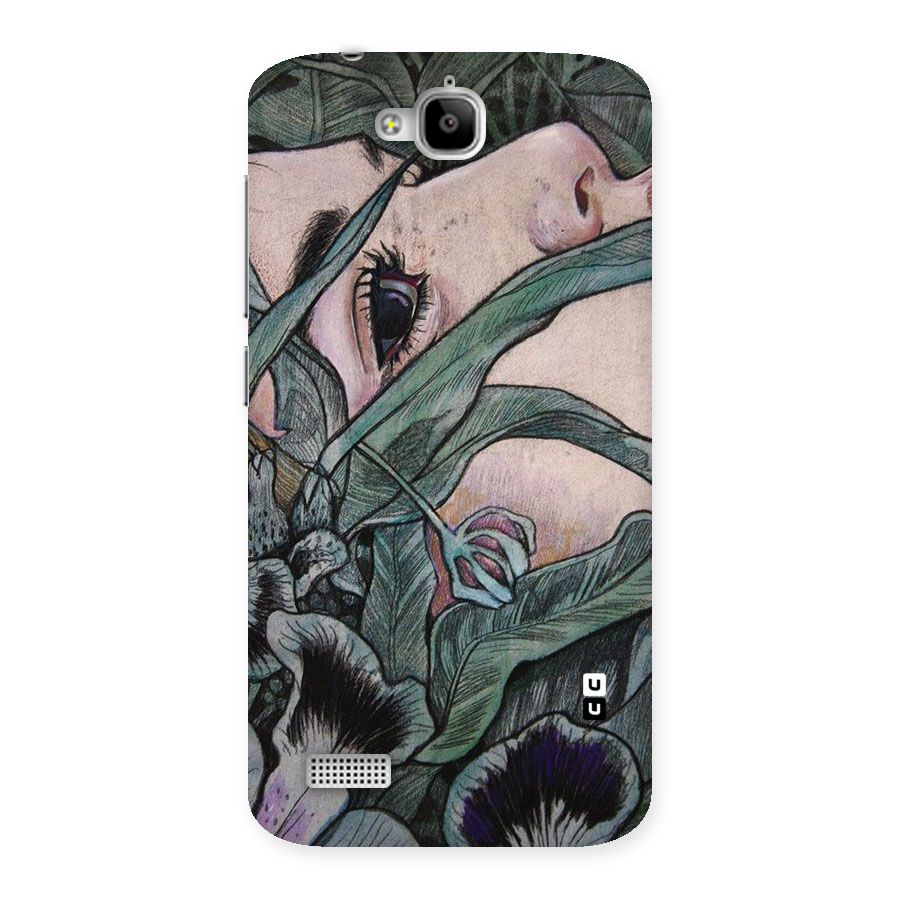 Girl Grass Art Back Case for Honor Holly