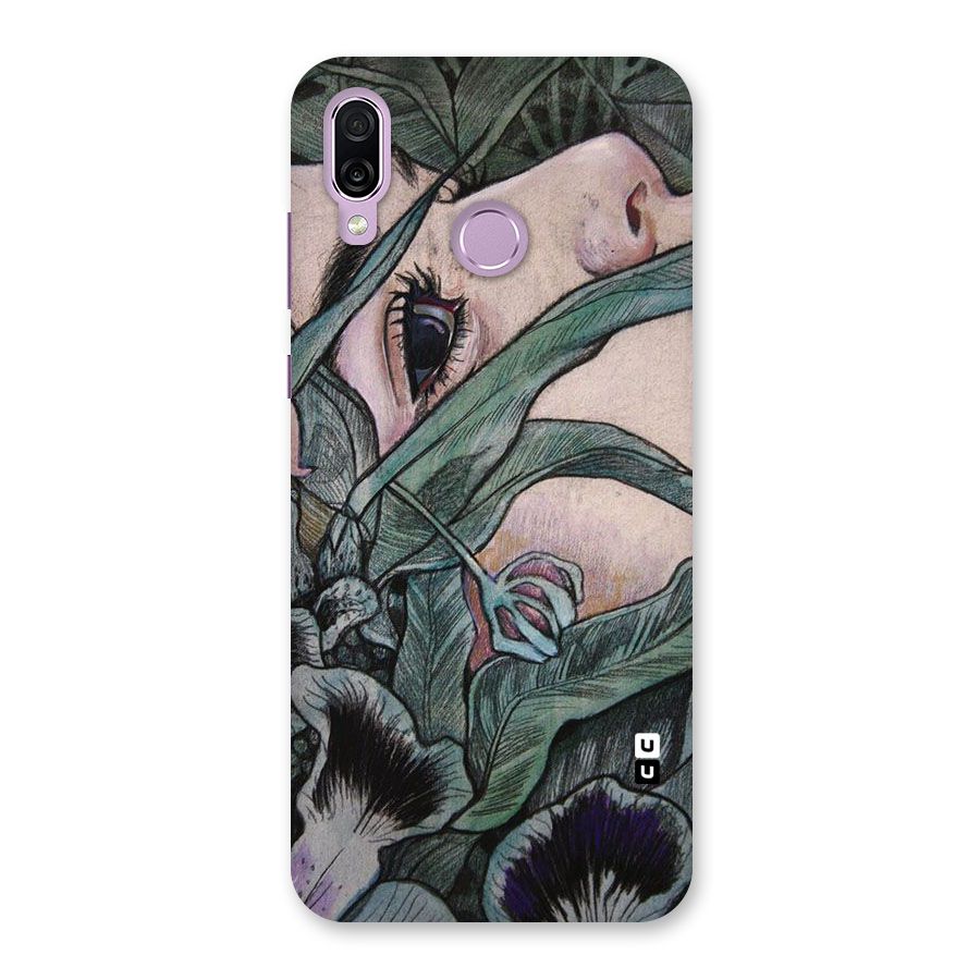 Girl Grass Art Back Case for Honor Play