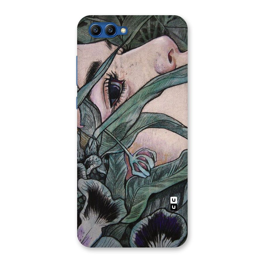 Girl Grass Art Back Case for Honor View 10