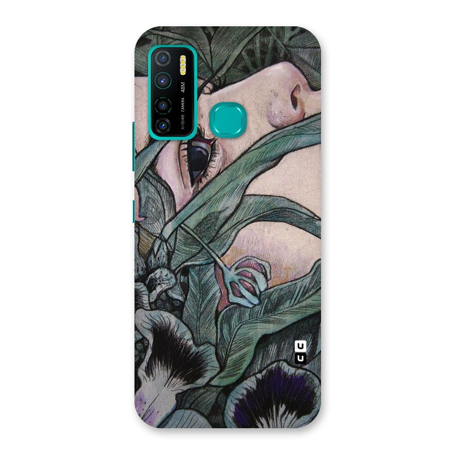 Girl Grass Art Back Case for Infinix Hot 9 Pro