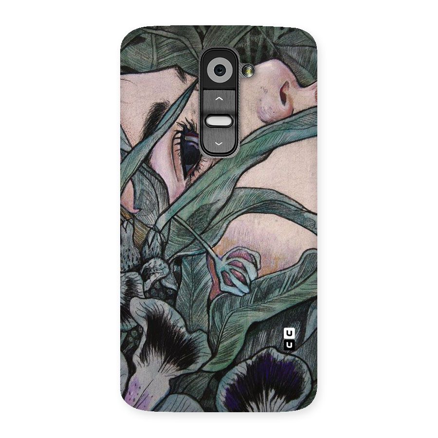 Girl Grass Art Back Case for LG G2