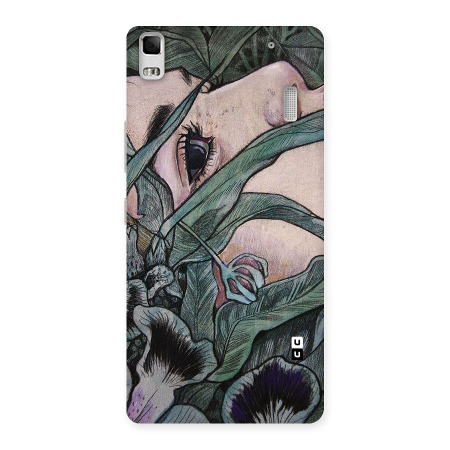 Girl Grass Art Back Case for Lenovo A7000