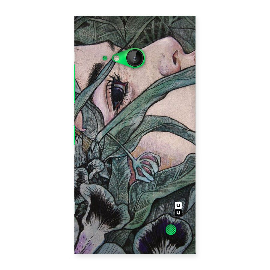 Girl Grass Art Back Case for Lumia 730