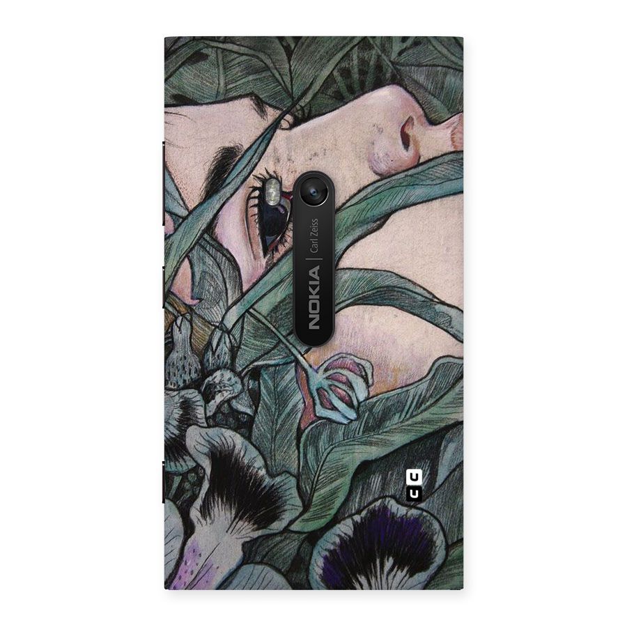 Girl Grass Art Back Case for Lumia 920