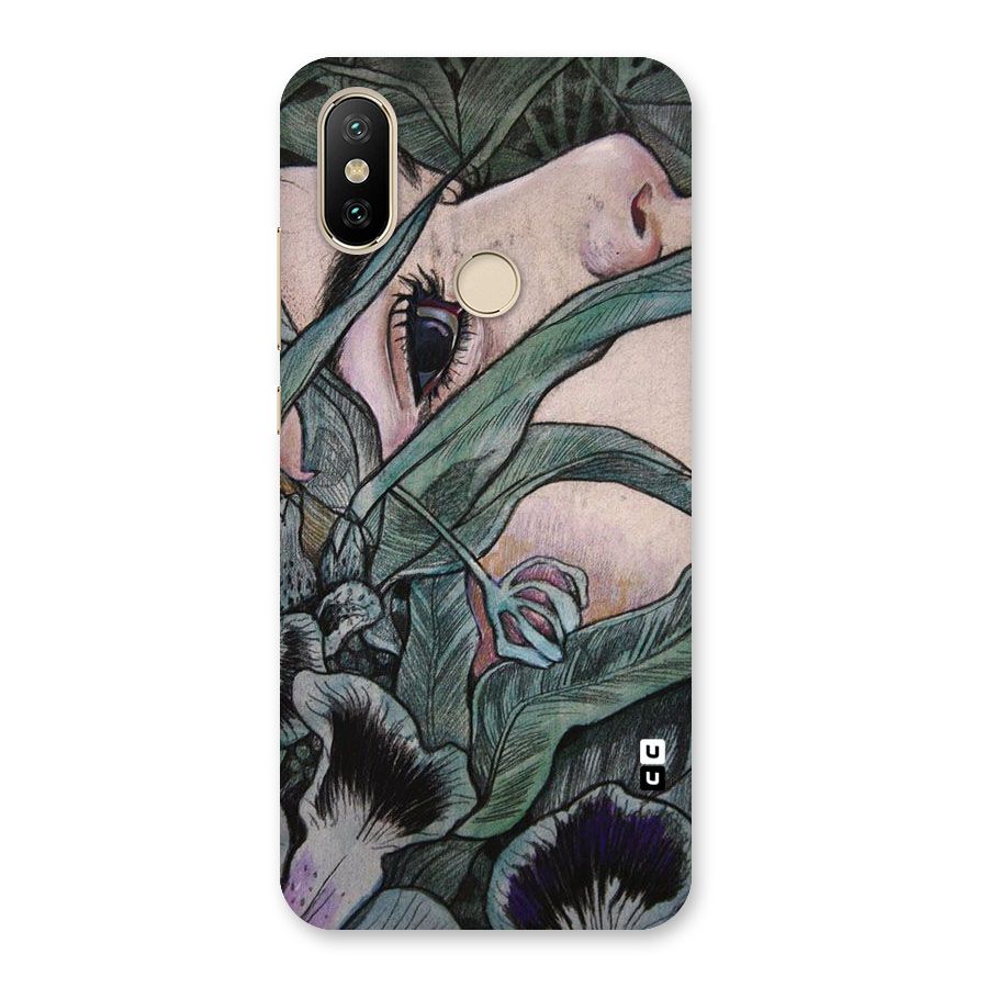 Girl Grass Art Back Case for Mi A2