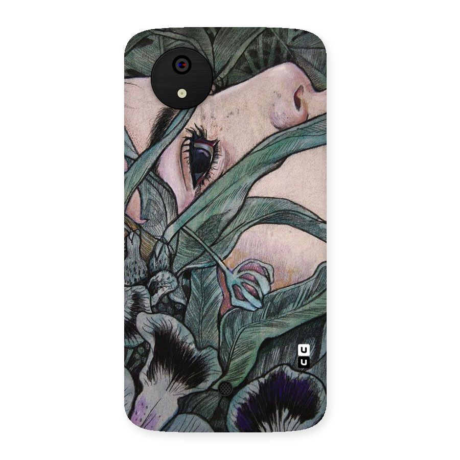 Girl Grass Art Back Case for Micromax Canvas A1