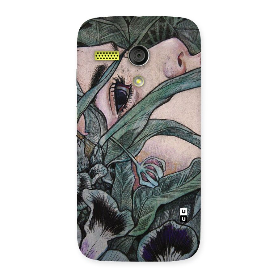 Girl Grass Art Back Case for Moto G