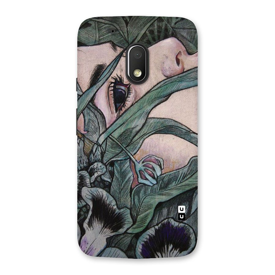 Girl Grass Art Back Case for Moto G4 Play