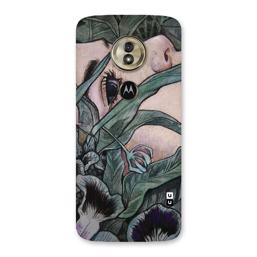 Girl Grass Art Back Case for Moto G6 Play