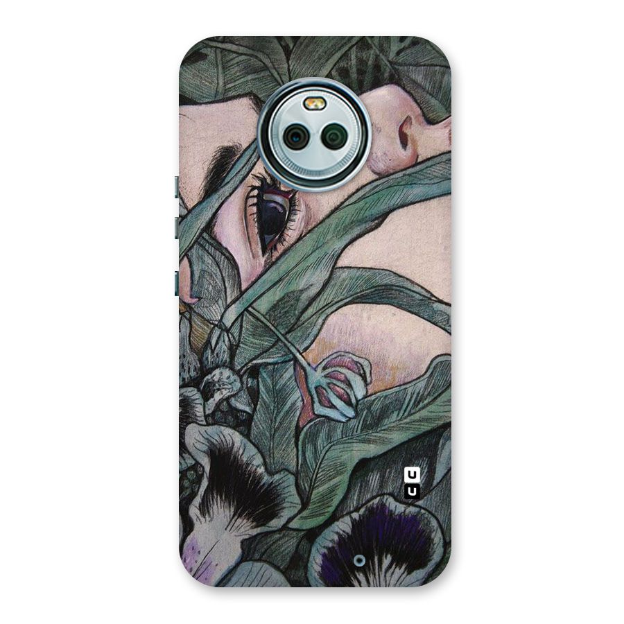 Girl Grass Art Back Case for Moto X4