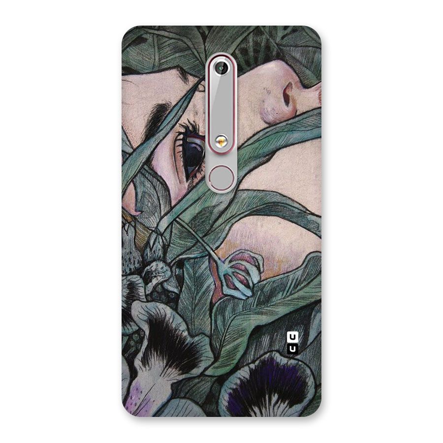 Girl Grass Art Back Case for Nokia 6.1