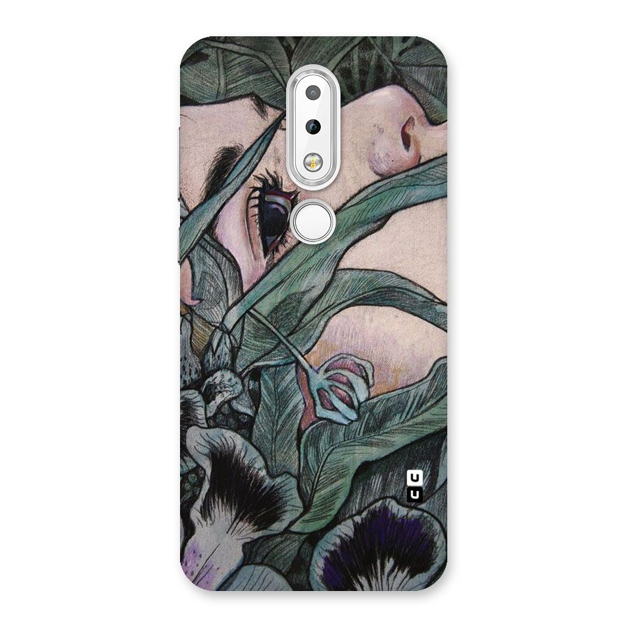 Girl Grass Art Back Case for Nokia 6.1 Plus