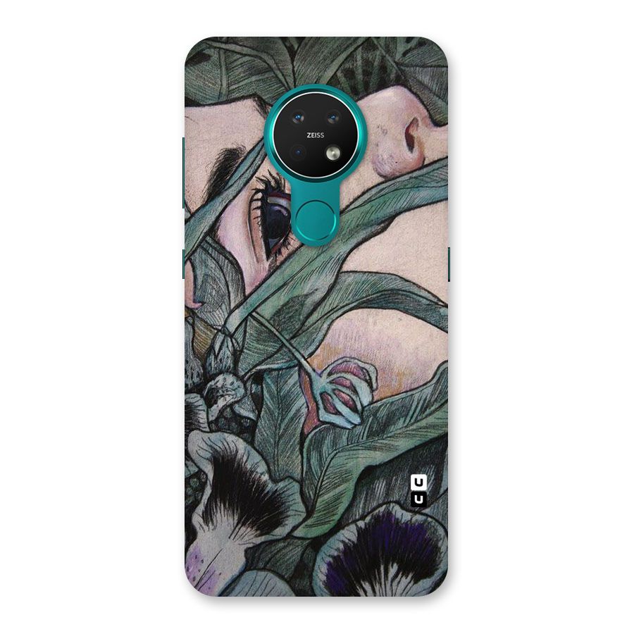 Girl Grass Art Back Case for Nokia 7.2