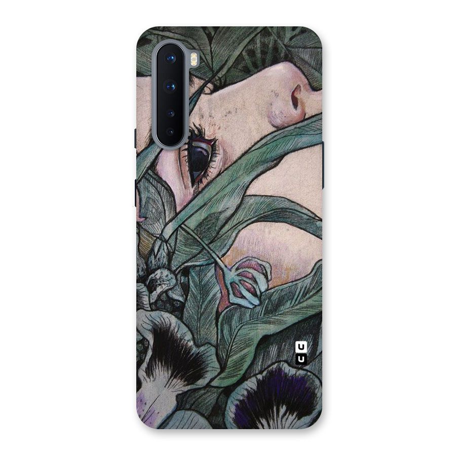 Girl Grass Art Back Case for OnePlus Nord