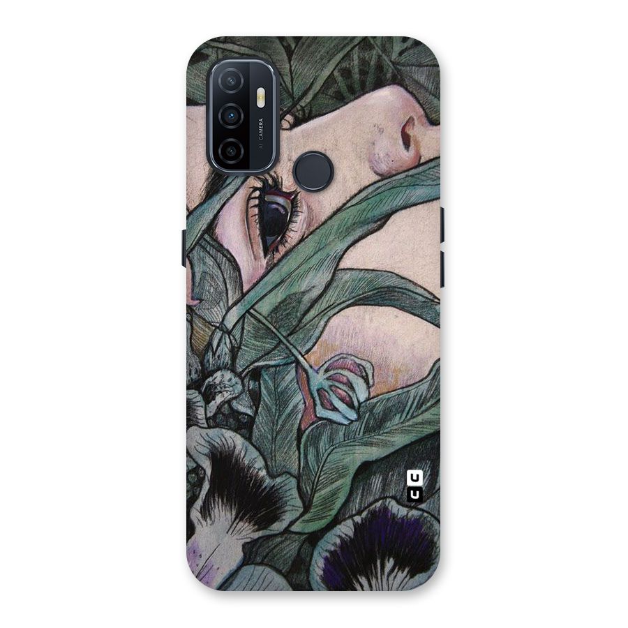 Girl Grass Art Back Case for Oppo A32