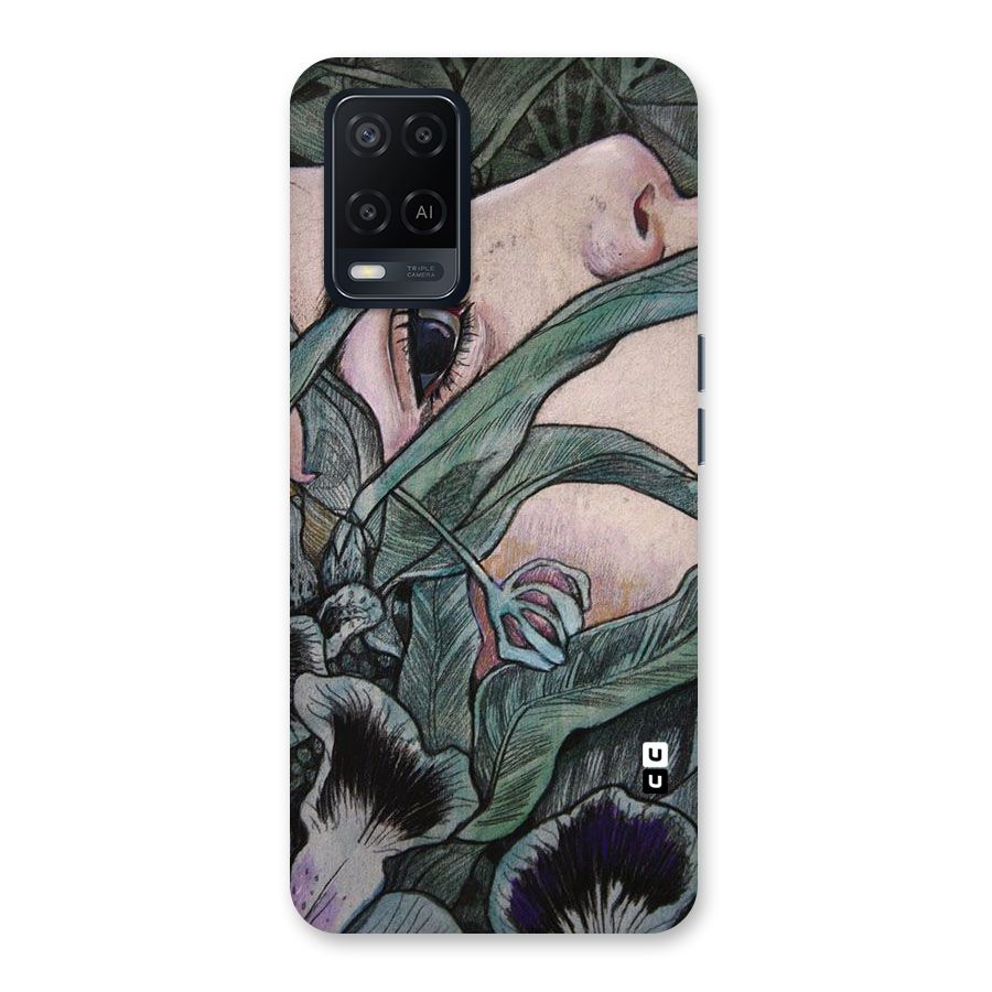 Girl Grass Art Back Case for Oppo A54