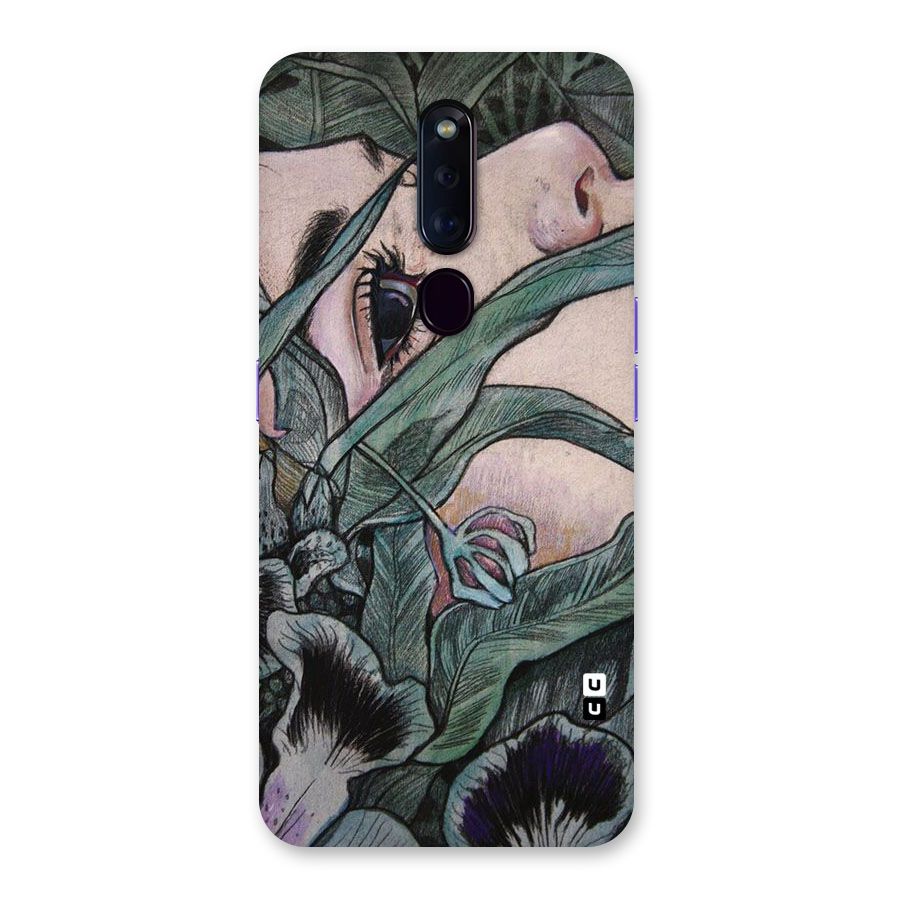 Girl Grass Art Back Case for Oppo F11 Pro