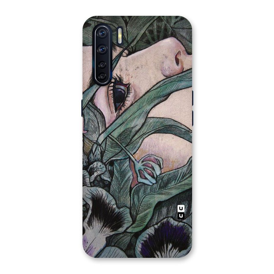Girl Grass Art Back Case for Oppo F15