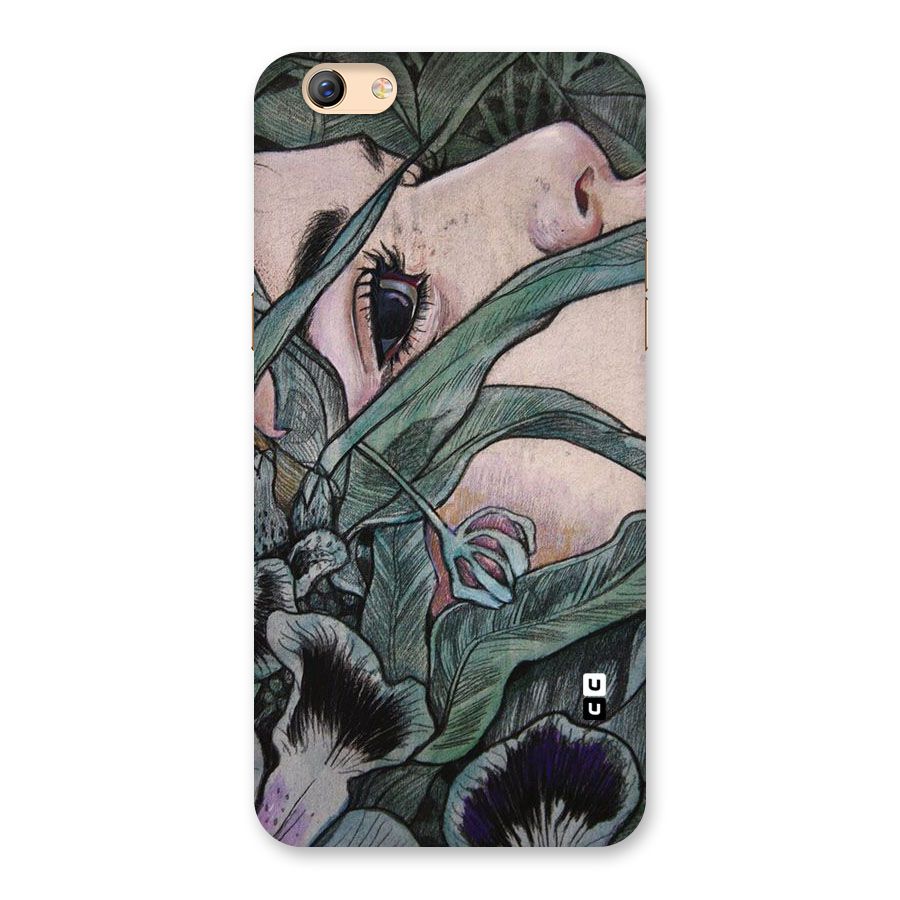 Girl Grass Art Back Case for Oppo F3 Plus