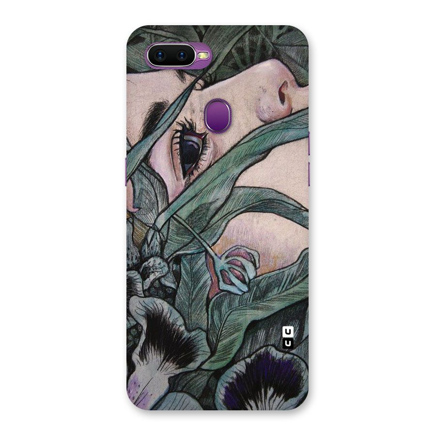 Girl Grass Art Back Case for Oppo F9